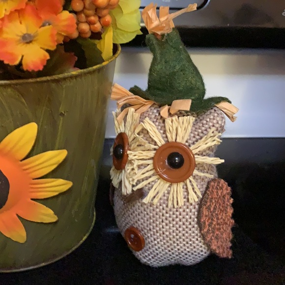 4 piece autum decor with owls - Picture 4 of 4